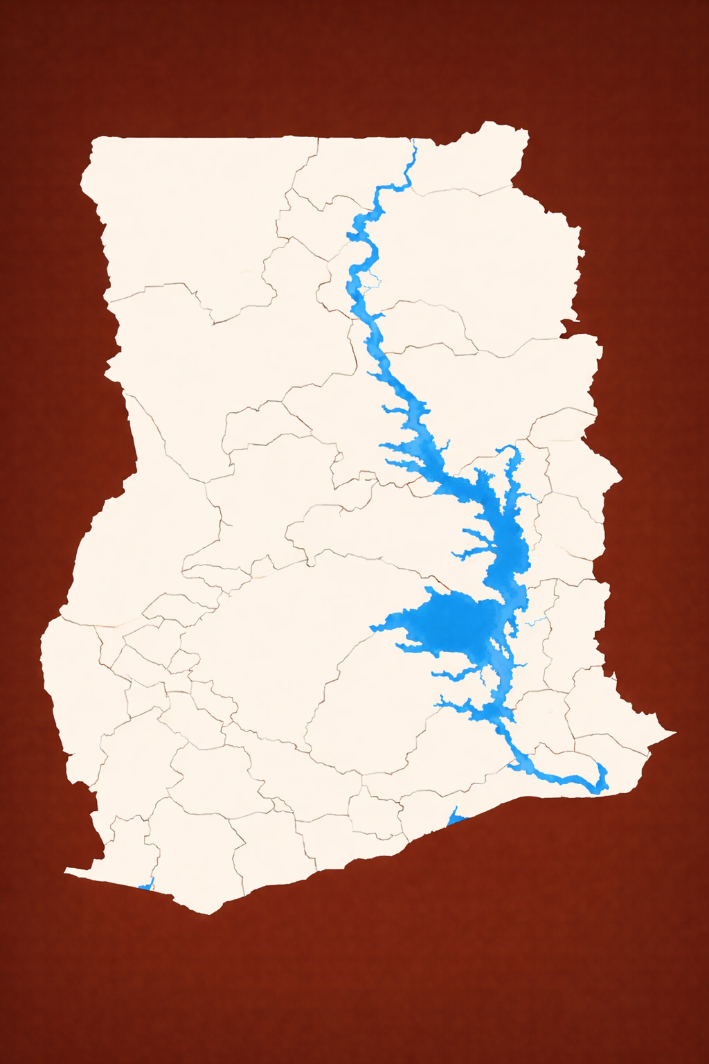 Map of Ghana